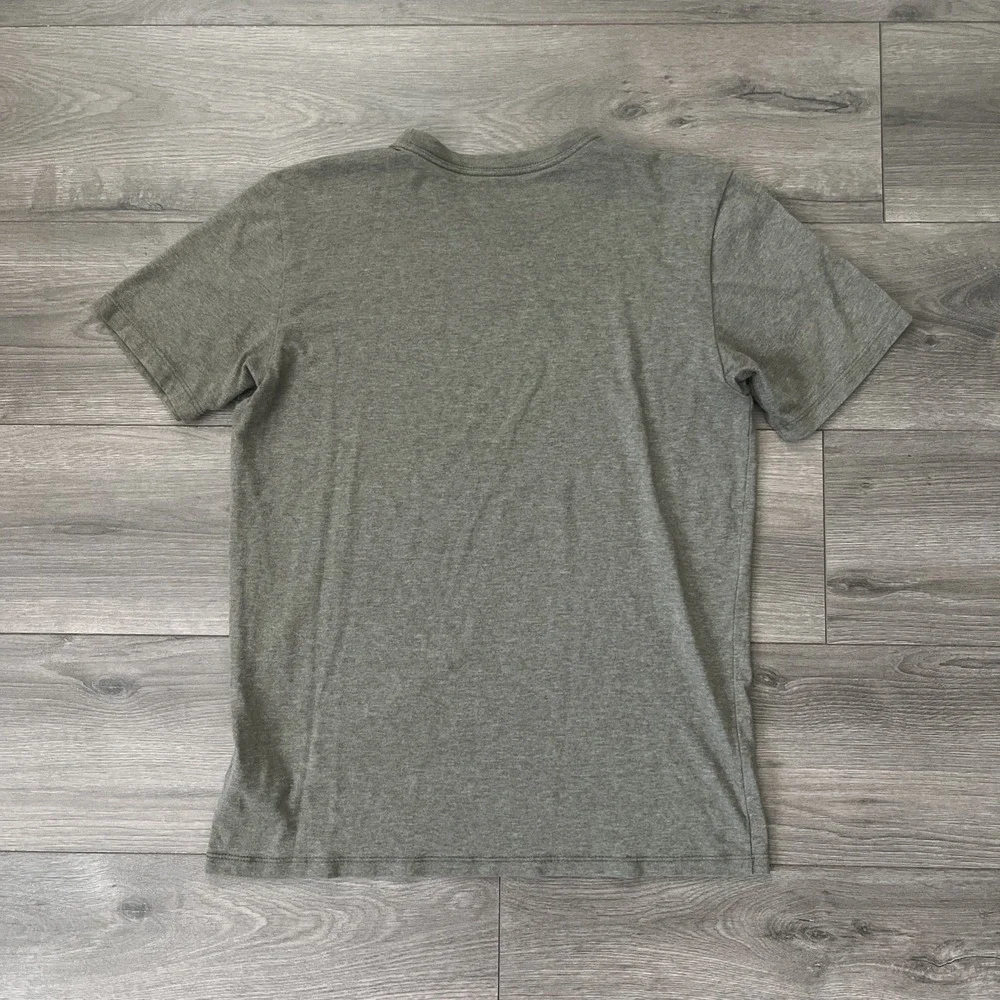The North Face Mens S T Shirt Brown Heather Short Sleeve